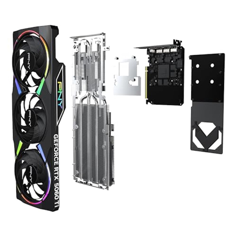 GeForce RTX 5060 Ti 16GB EPIC-X RGB Overclocked Triple Fan GPU 10