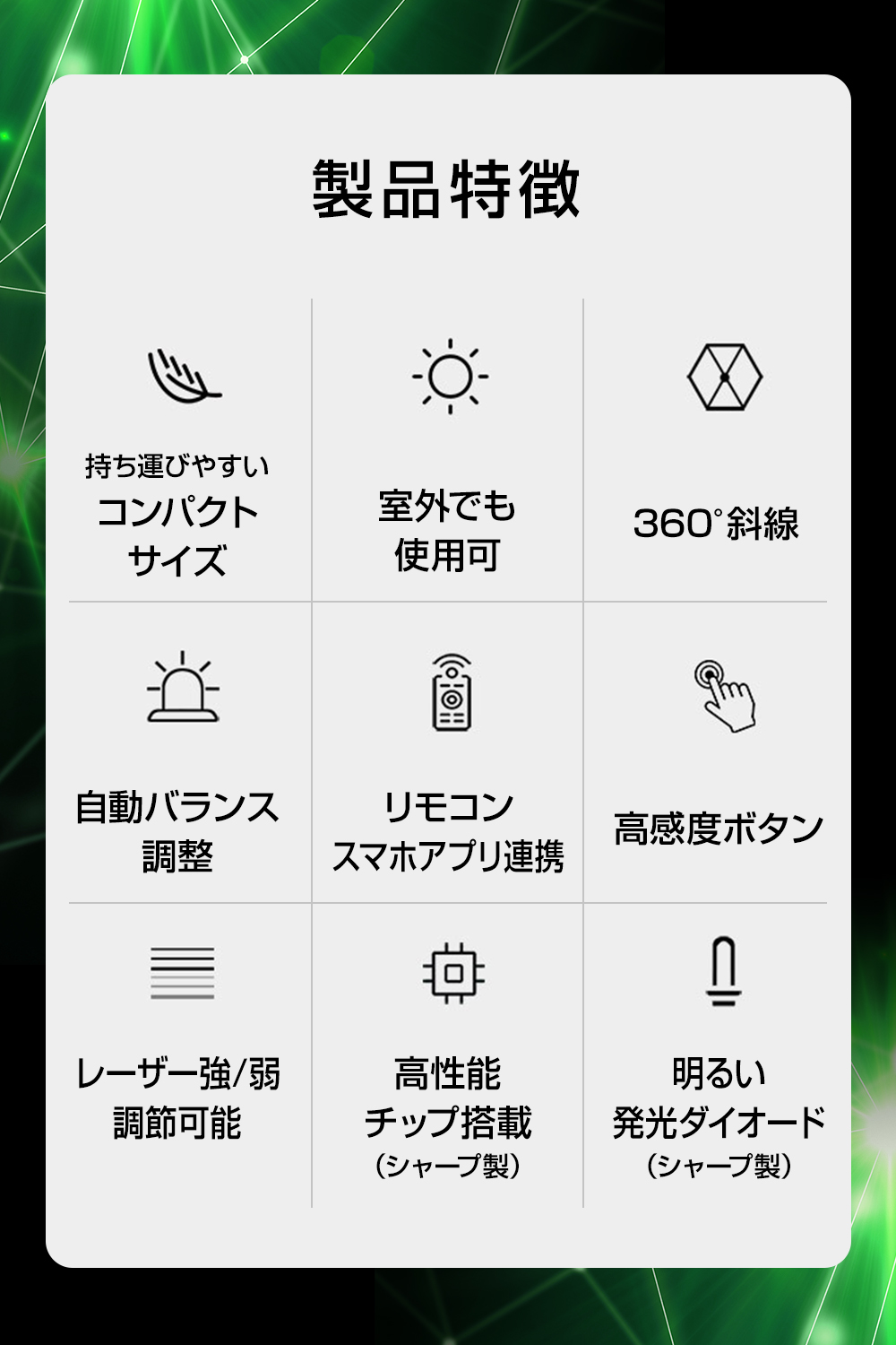 3Dレーザー墨出し器 2