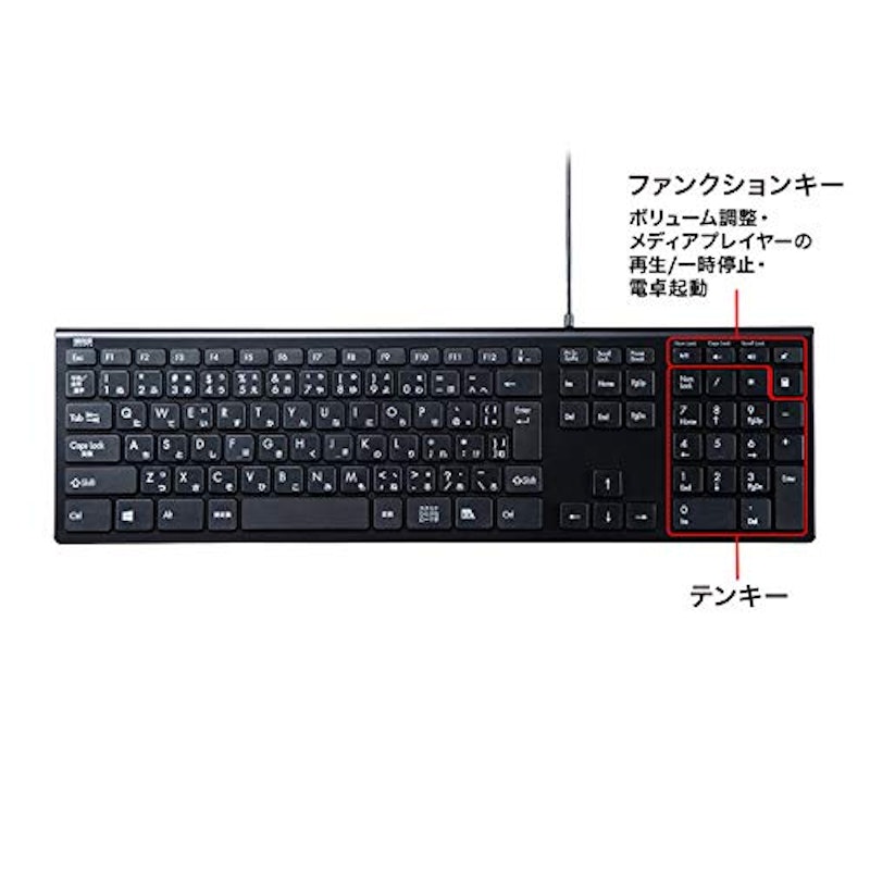 USBスリムキーボード 2