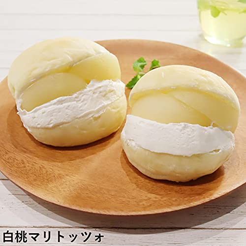 朝からフルーツ白桃 4