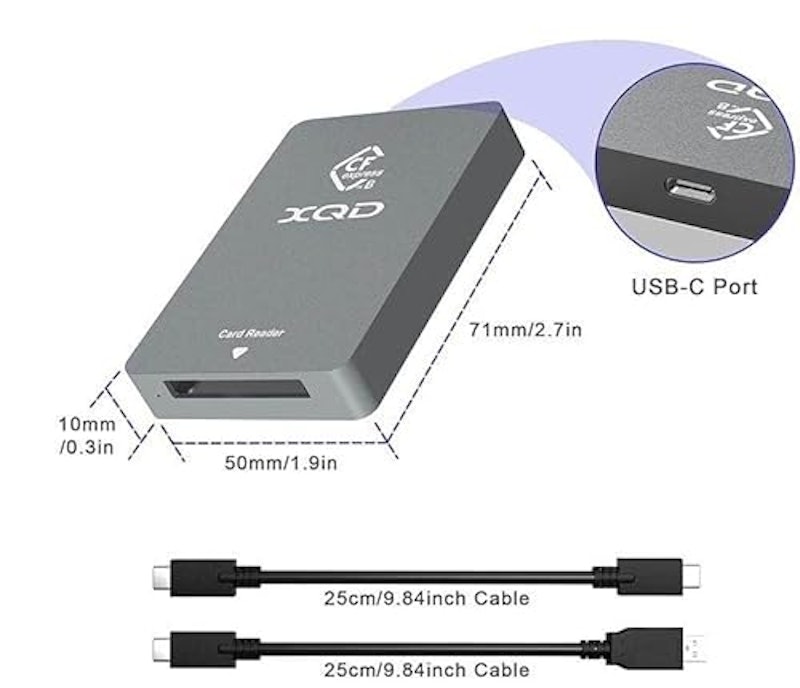 XQD/CFexpressタイプBカードリーダー 6
