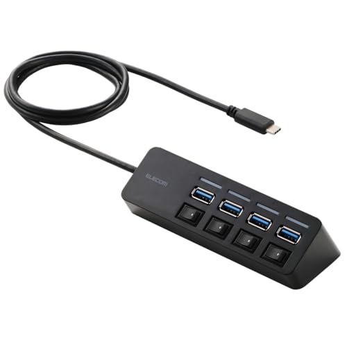 USB Type-C(TM) 4ポートUSB 5Gbpsハブ 1