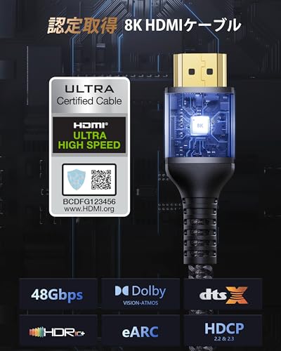 Ultra High Speed HDMI ケーブル 2