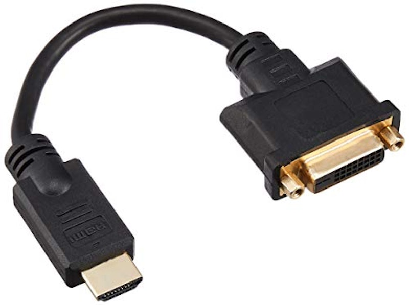 HDMI-DVI変換アダプタ 10cm DVFHD01-166BK 1