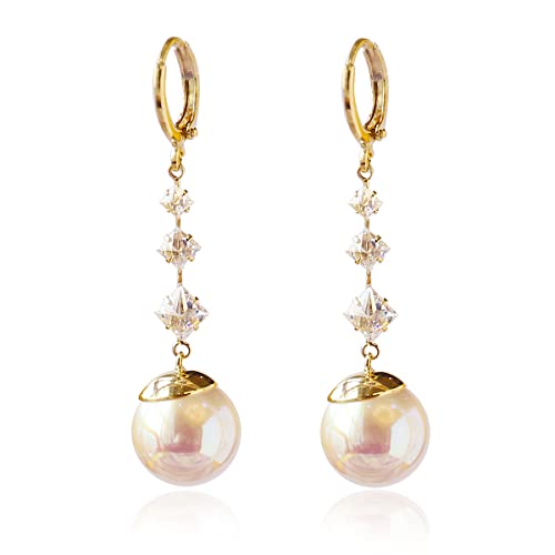 ロングパールピアス 1