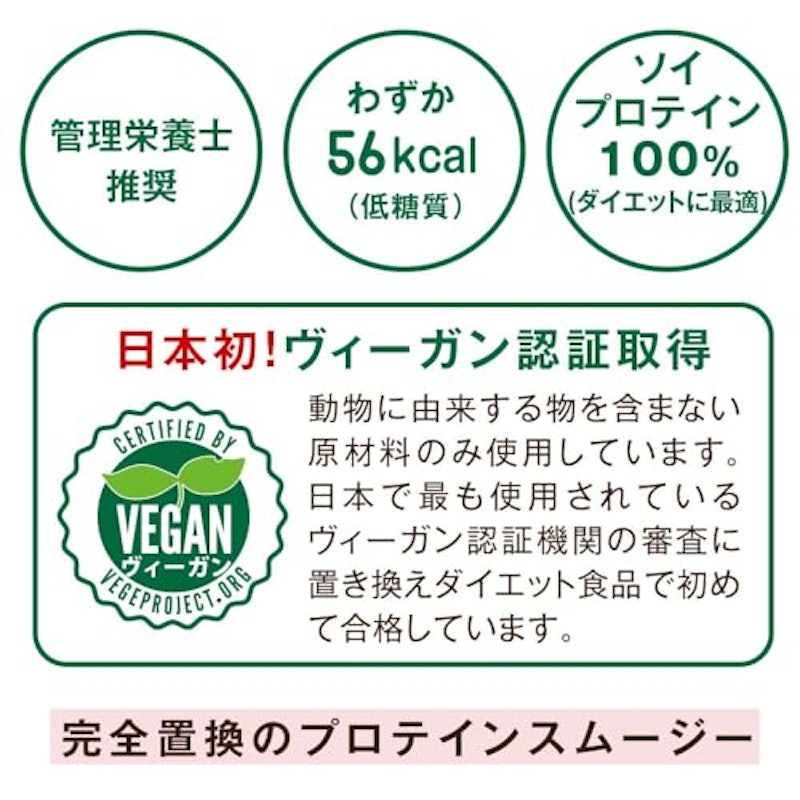 完全置換プロテインスムージー 3