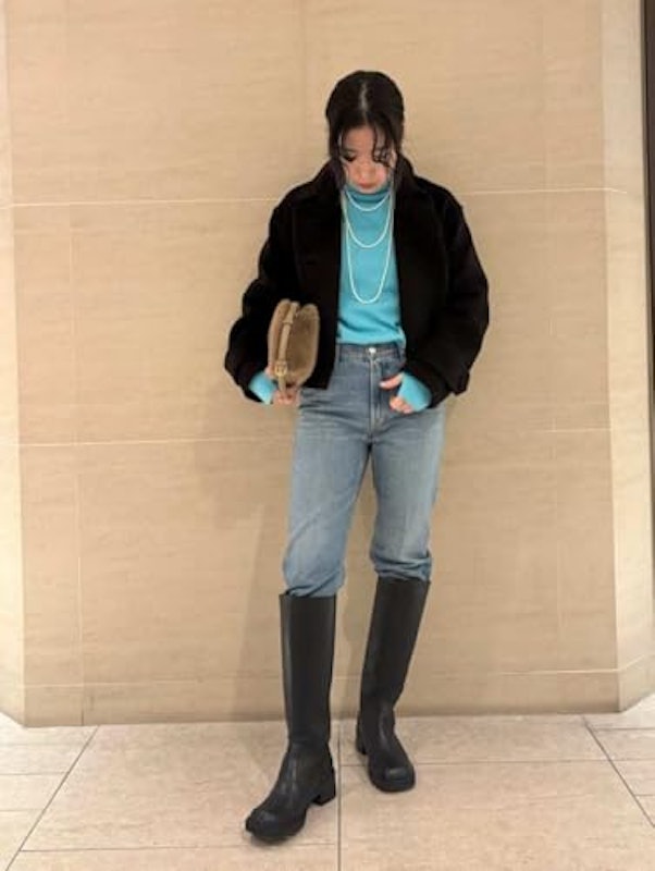 Wool Cashmere Short Length Pea Coat 5
