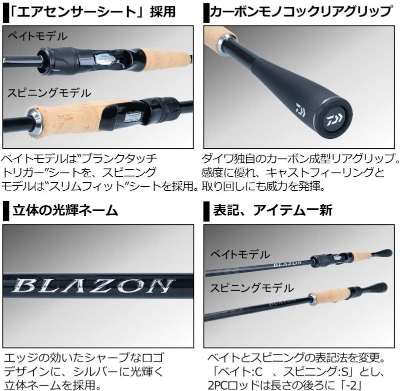 ブレイゾン ベイトキャスティング 4