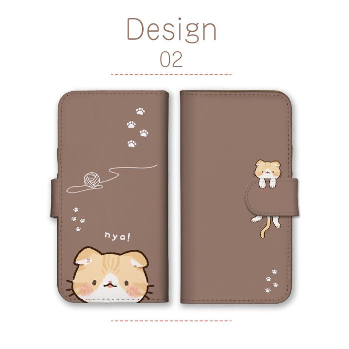 スマホケース 手帳型  猫柄 3