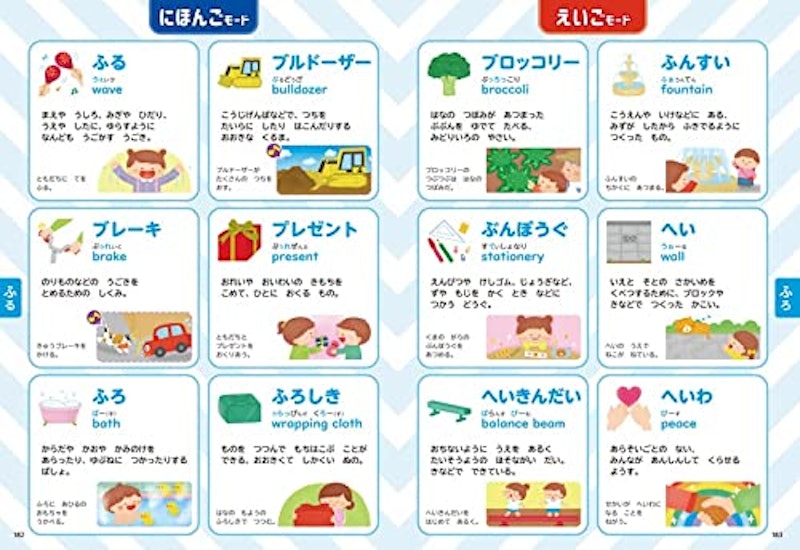 0さいからの 新にほんご えいご ことば絵じてん3000 3