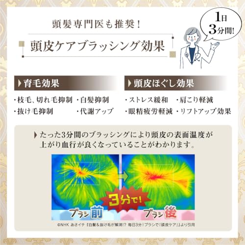 天然黒猪毛ブラシ ギフトセット 3
