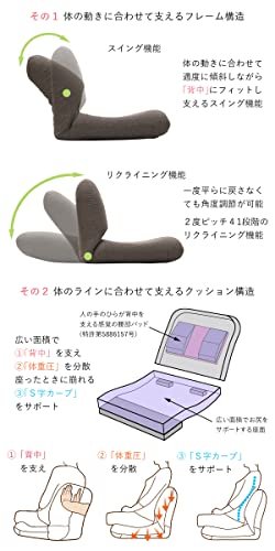 産学連携 背中を支える美姿勢座椅子 3