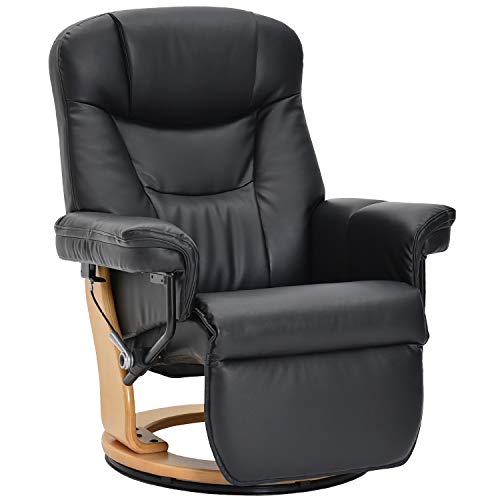 Gravina リクライニング式チェアー 黒 リクライニングチェアのおすすめ