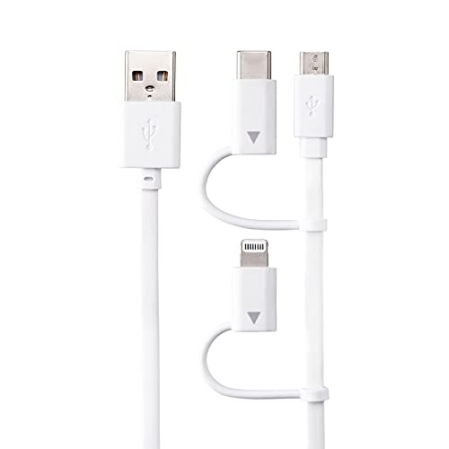 巻取りUSB 3in1ケーブル 3