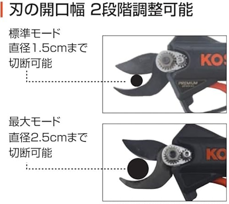 充電式剪定はさみ 4