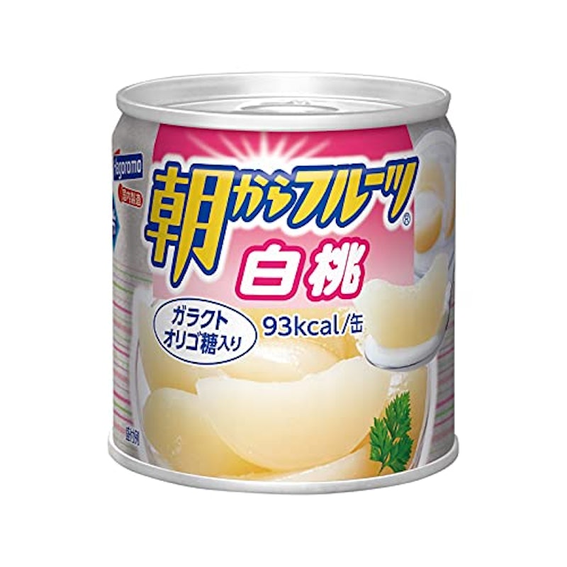 朝からフルーツ白桃 1