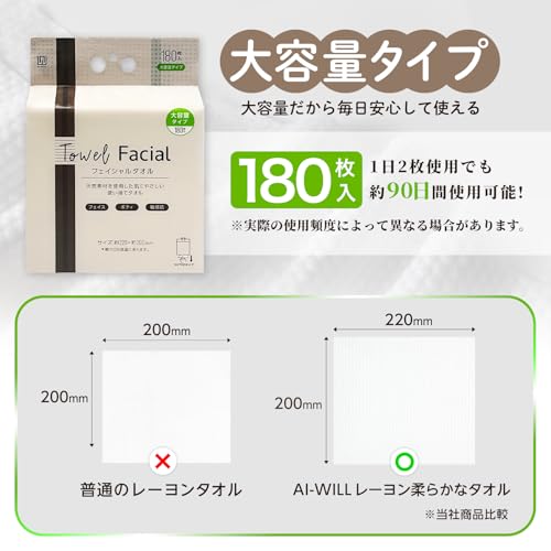 フェイシャルタオル 3
