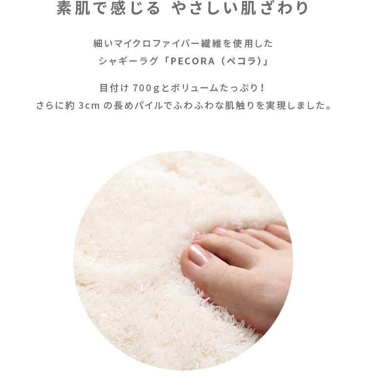 シャギーラグ ペコラ 3