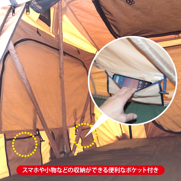 折り畳み式ルーフテント 3