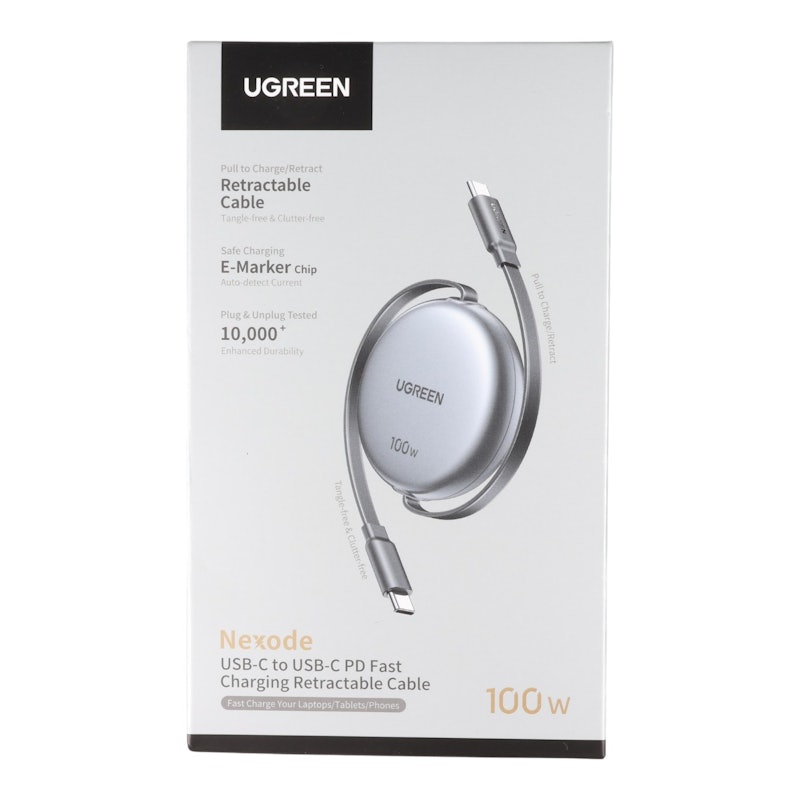 巻き取り式 USB-Cケーブル 3