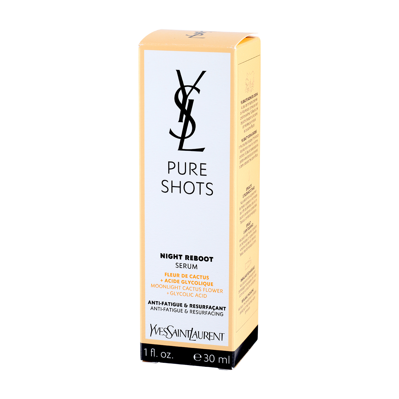 【新品】イブサンローラン　ピュアショット　ナイトセラム　50ml ピュアショット ナイト リチャージセラム / イヴ・サンローラン(美容液