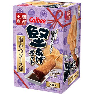 堅あげポテト 串かつソース味 1