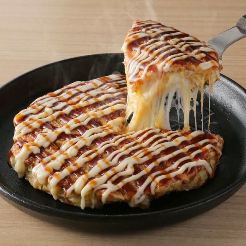 もちチーズお好み焼き 3