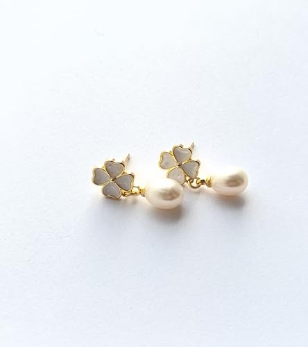 四葉のクローバーピアス 5