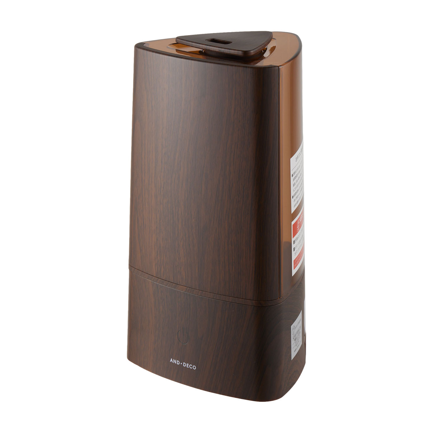木目調の超音波式卓上加湿器 空焚き防止機能付き 木目調