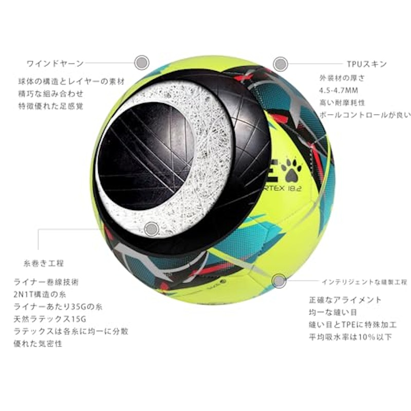 VORTEX 18.2 サッカーボール 2