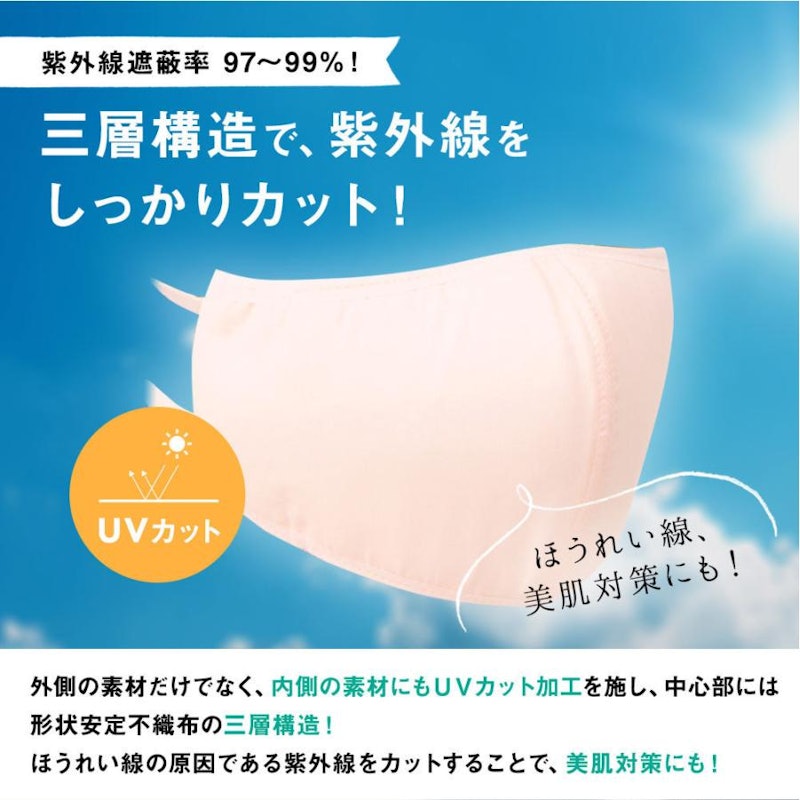 UVカットマスク・ワイド 6