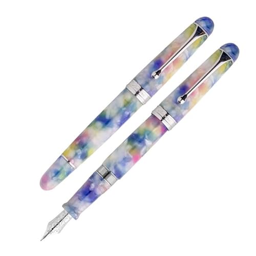 未使用AURORA イプシロン 万年筆 スターリングシルバー 14金 字幅M