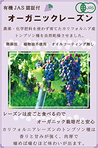 オーガニックレーズン 2