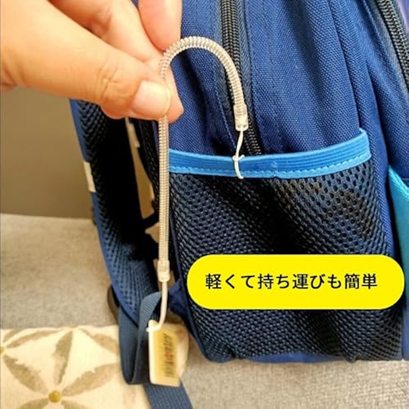 引き込み式 ばねコイルストラップ 4