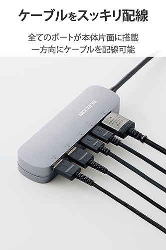 USB Type-Cデータポート/固定用台座付ドッキングステーション 3