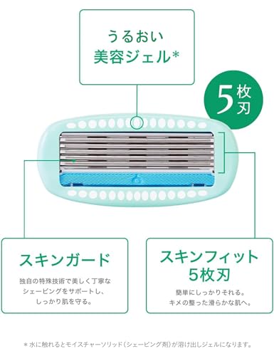 ハイドロシルク 敏感肌用 ホルダー （刃付き＋替刃１コ） 5