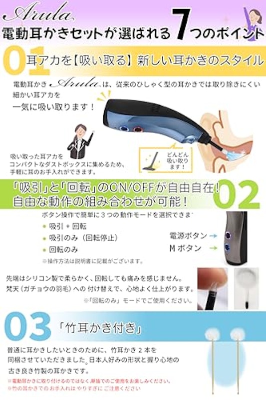電動耳かきセット 5