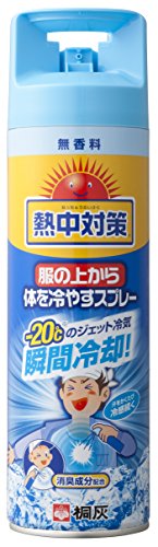 服の上から体を冷やすスプレー 1