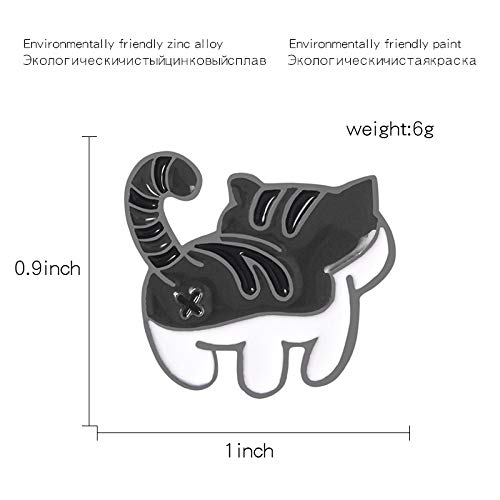 ブローチ 猫 手作り 3個  2