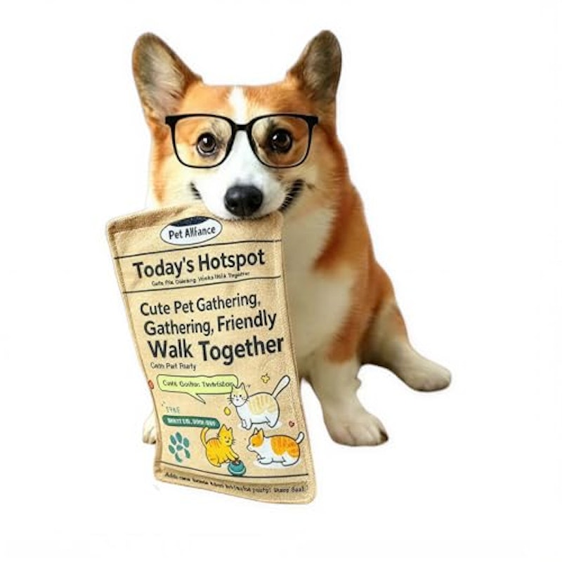 犬専用新聞おもちゃ 1