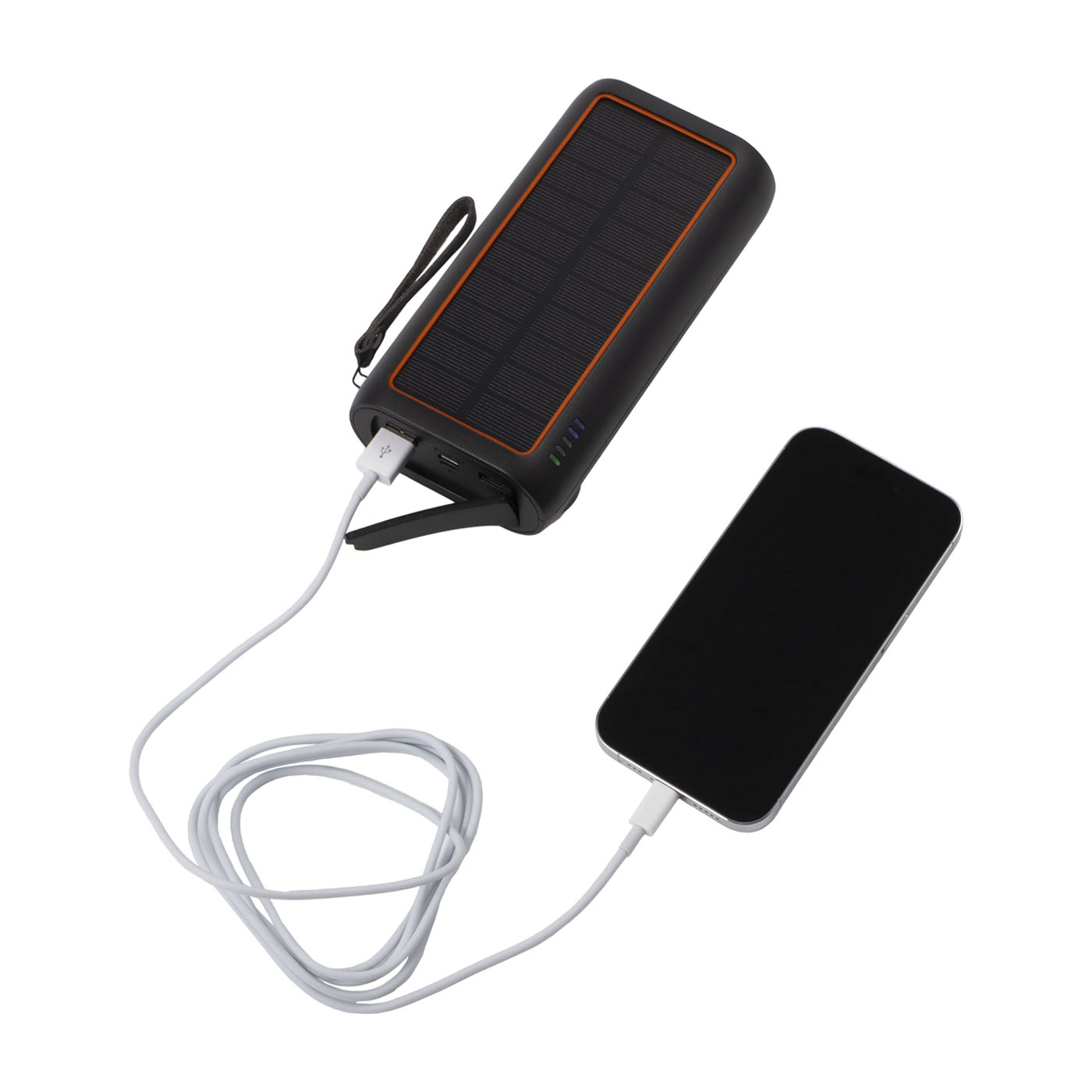 手回し充電器 LEDライト付き 8