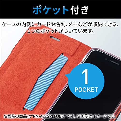 手帳型レザーケース UltraSlim Flowers 磁石付 6