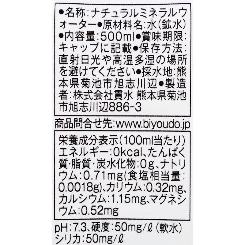 ナチュラルミネラルウォーター 2