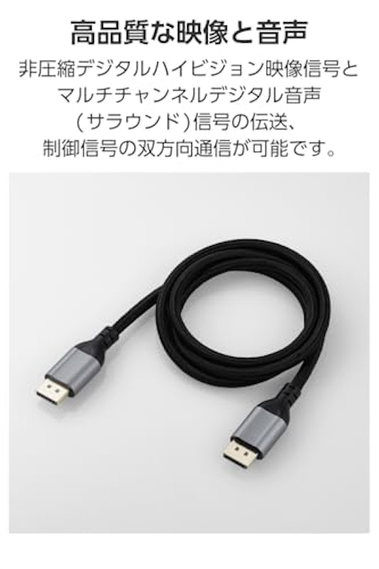 DisplayPortケーブル 3