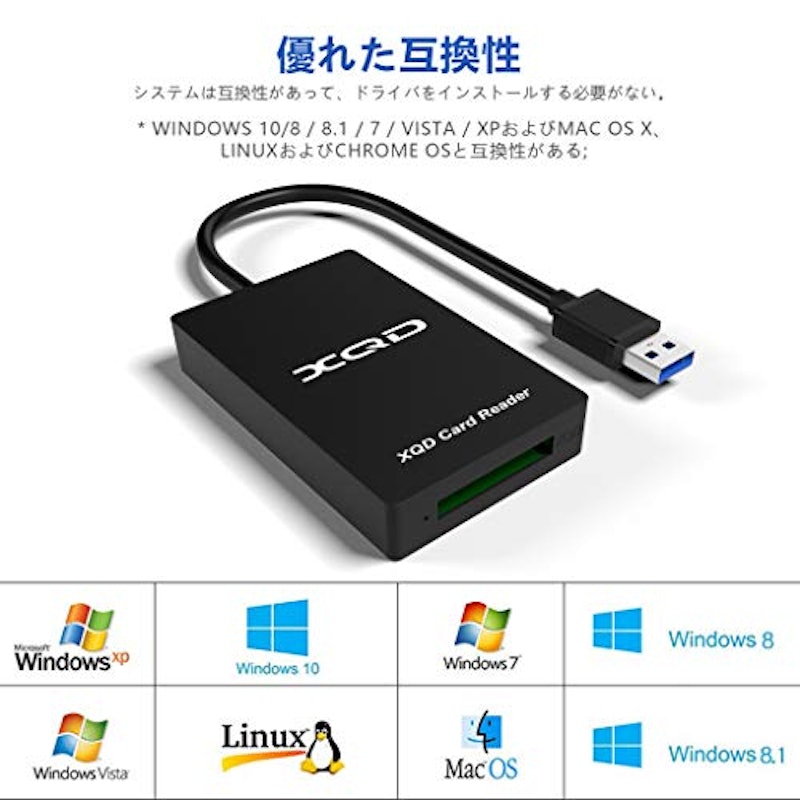 XQDカードリーダー 4