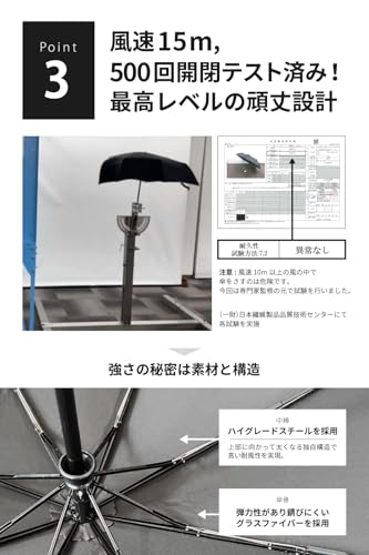 折りたたみ傘 Rosewoodmodel 5
