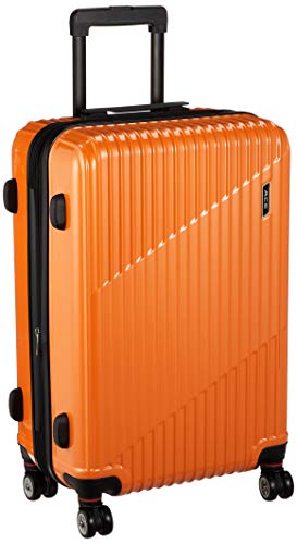 12 hands + スーツケース　35L. オレンジ 楽天市場】hands＋ スーツケース カラーシリーズ ジップ 35L