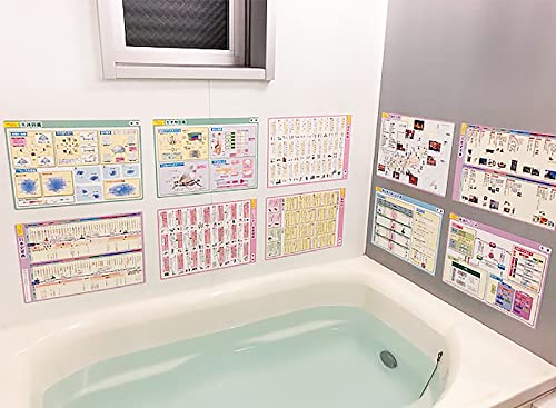 マグネットパーク×旺文社 B4おふろポスターマグネットシート 中学受験 6