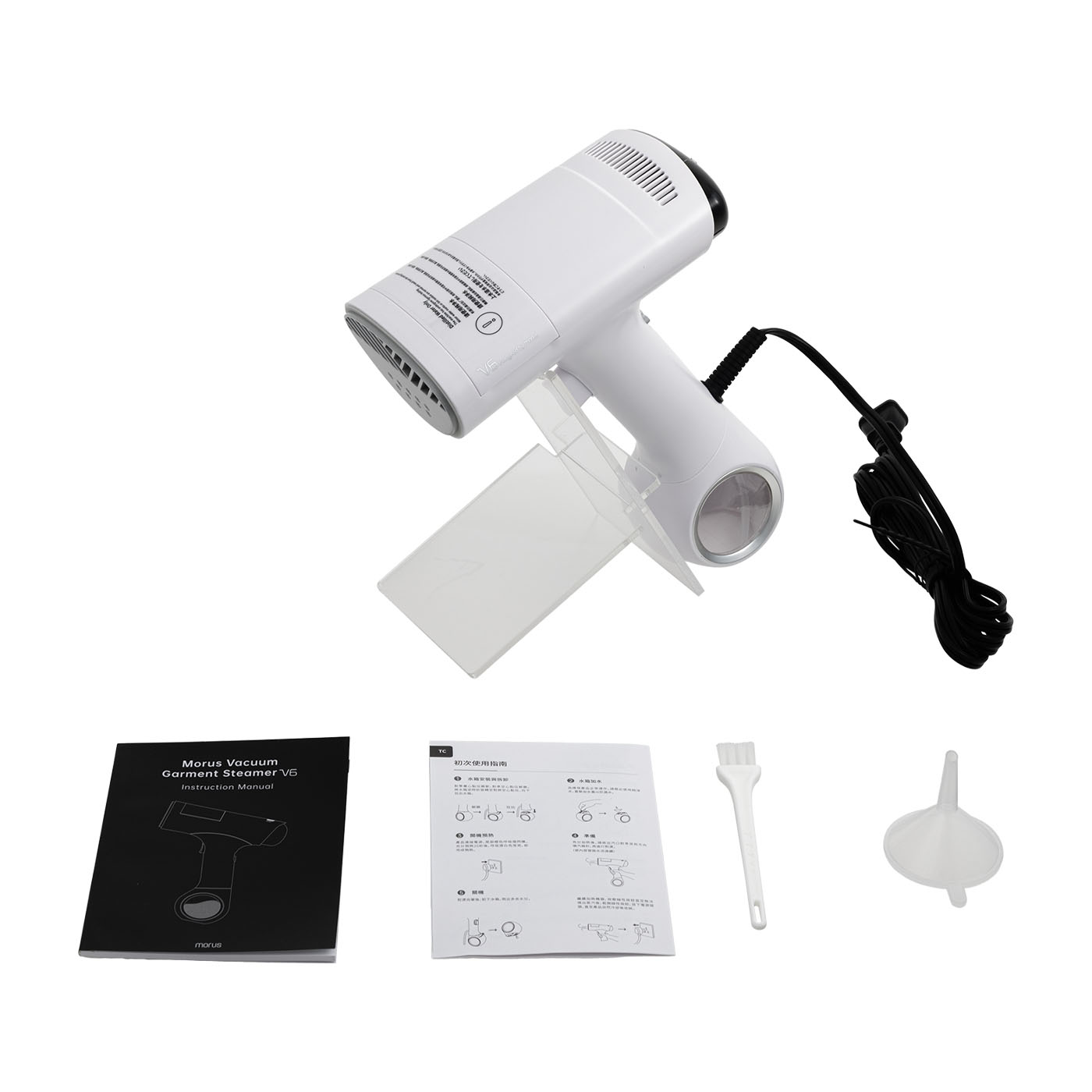 Morus V6 吸着式衣類スチーマーを検証レビュー！衣類スチーマーの