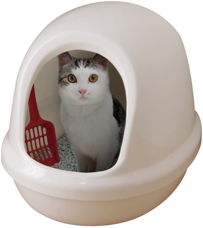 BingoPaw 猫用トイレ本体 ドーム型引き出し式 大きめ 上から猫 BingoPaw 猫用トイレ本体 ドーム型引き出し式 大きめ 上から猫